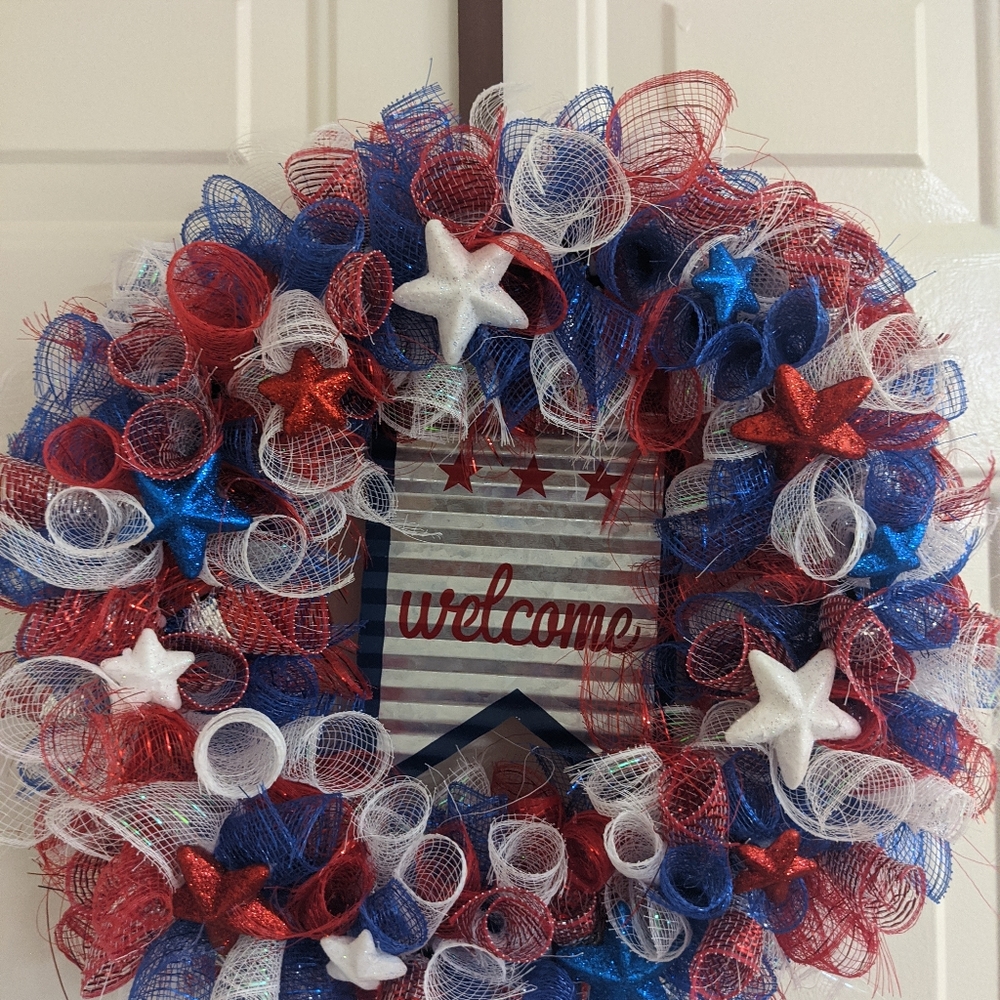 Fourth of July Wreath